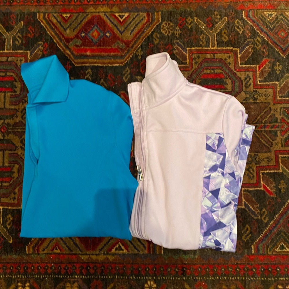 Jackets: one pullover and one zip up